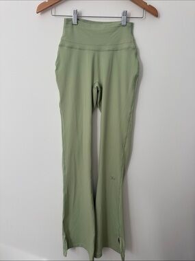 YoungLA Sage Green Flare Leggings